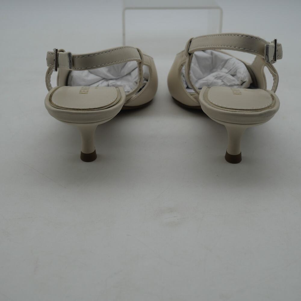 NEW Kenneth Cole Martha Slingback Pumps Heels Women's 5 Tan Beige - Picture 4 of 11